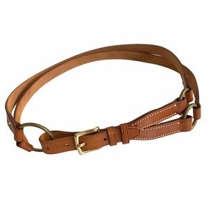 Barney’s New York Double Strap Leather Belt